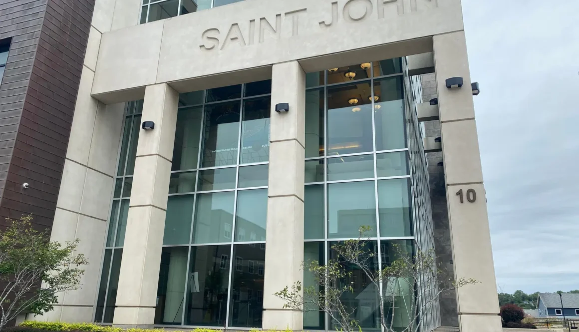 Saint John Law Courts in summer