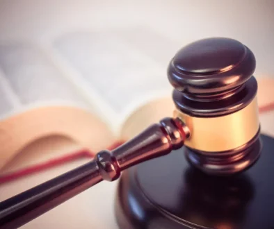 Legal Gavel & Open Law Book
