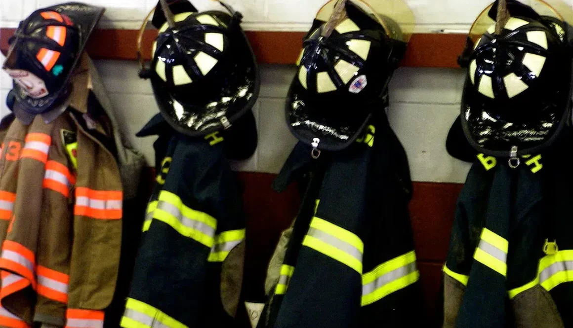 firefighters' gear