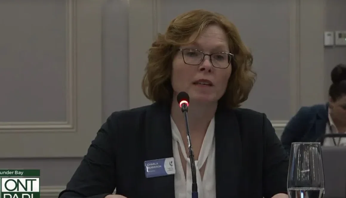 Charla Robinson Thunder Bay Chamber prebudget Jan 31 2024