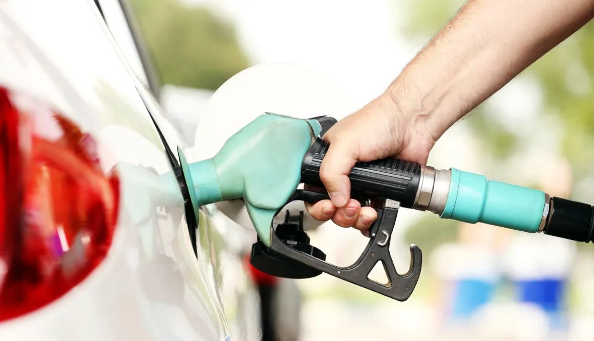 Refuel car with petrol