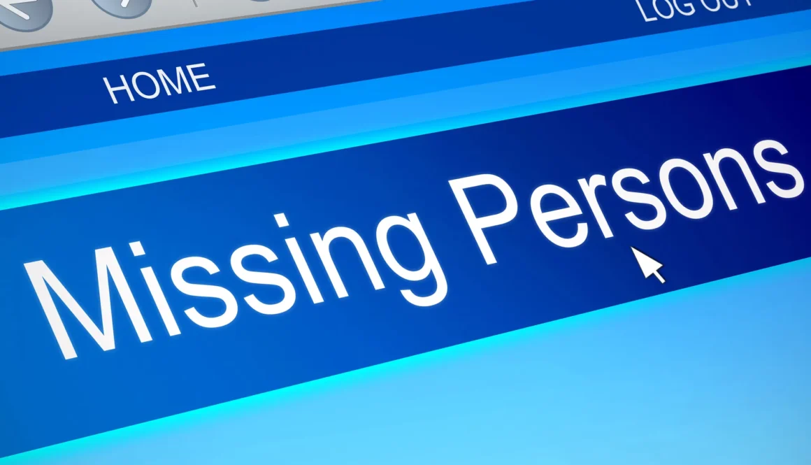 Missing persons concept.