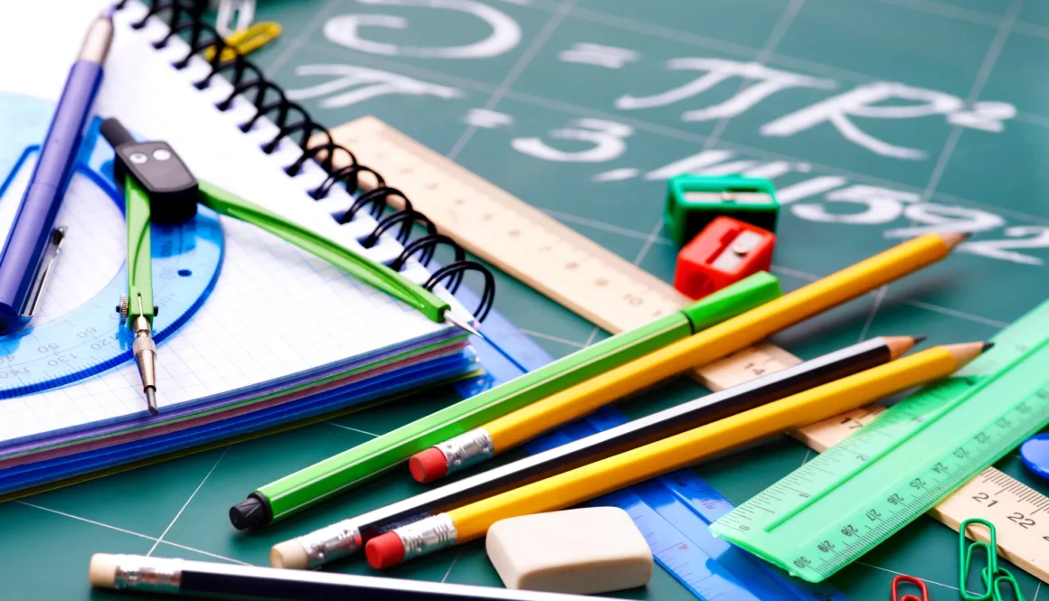 School office supplies .