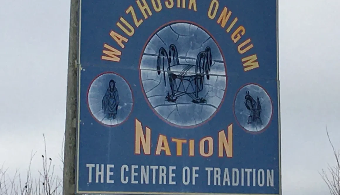 wauzhushk onigum sign