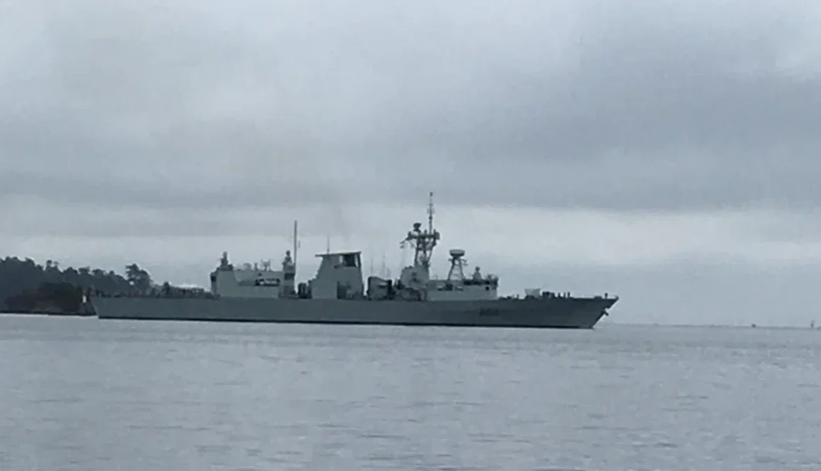 Navy frigate