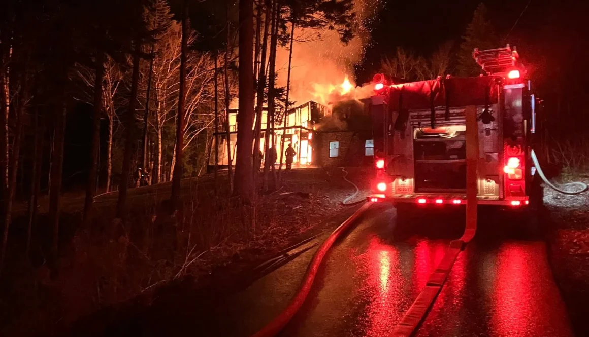Fire at a home on McCabe Lake Drive