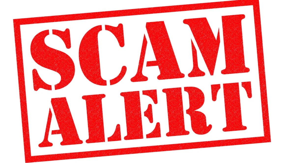 SCAM ALERT Rubber Stamp