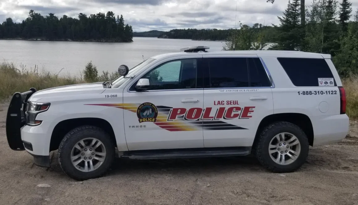 lac seul police cruiser