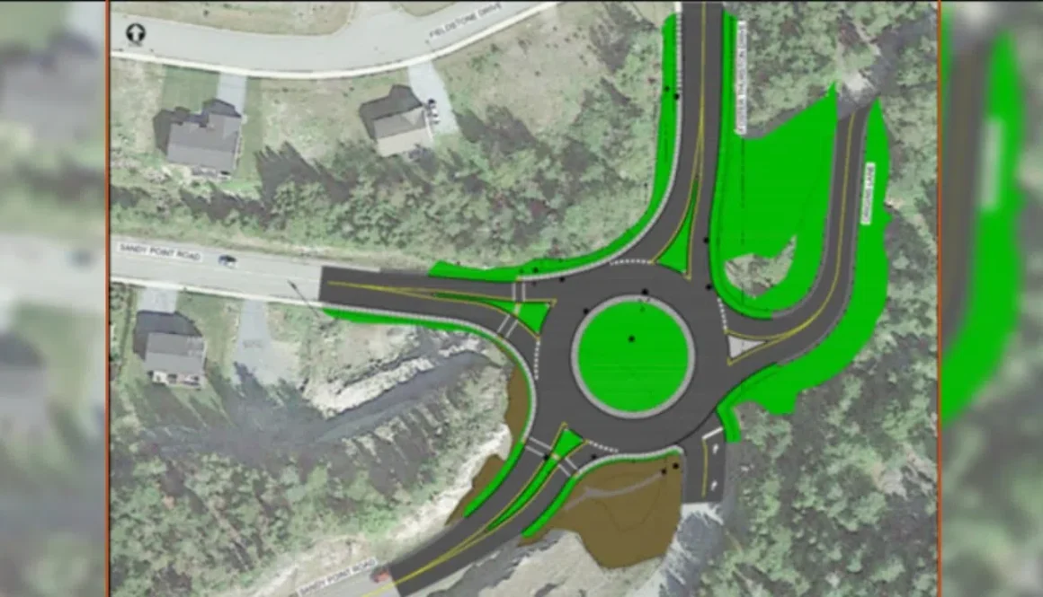 Roundabout Draft on Sandy Point Road_Saint John_