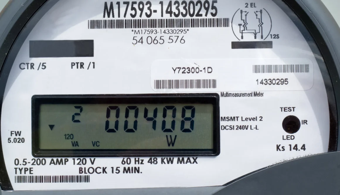 LCD display of smart grid power supply meter