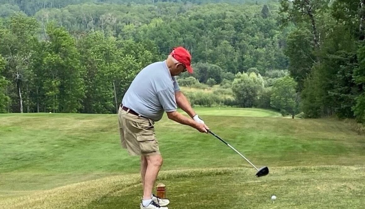 Beauty Bay old golfer