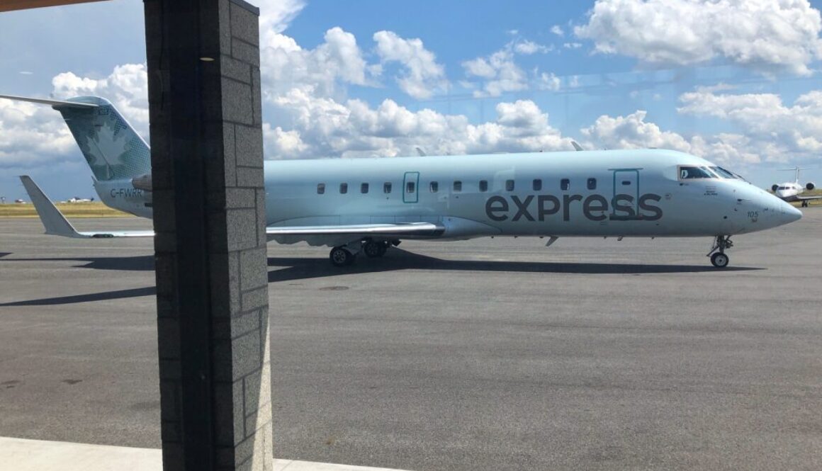 plane at kenora airport