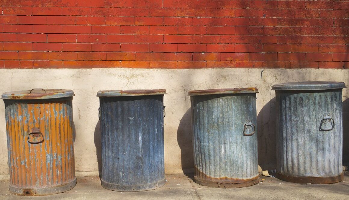 Once upon a time, *all* garbage cans looked like these