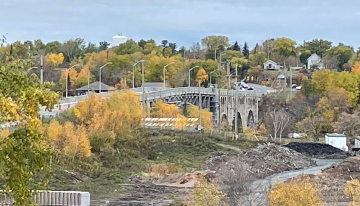 keewatin channel bridge fall