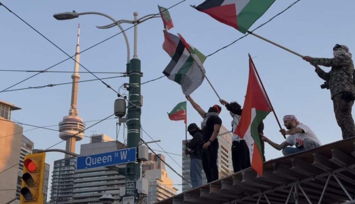 Toronto Palestinian Protestors