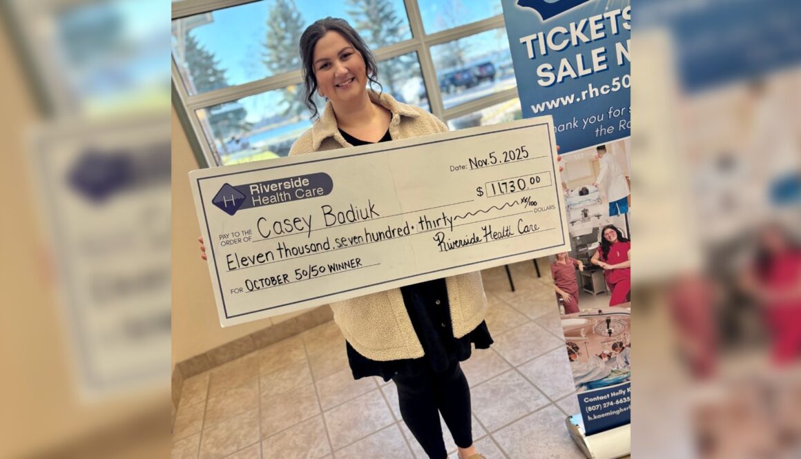 Casey Badiuk 50-50 October 2025 winner adjusted