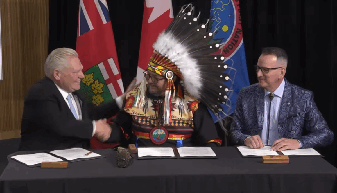 Marten Falls road deal Nov 27 2025