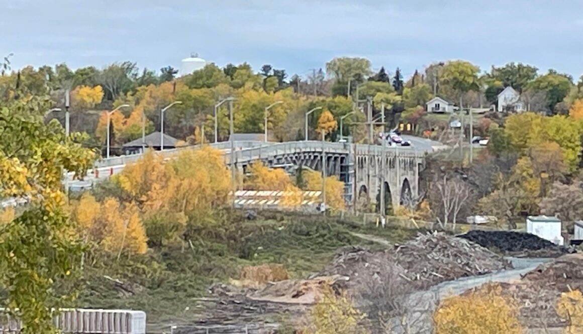 keewatin channel bridge fall