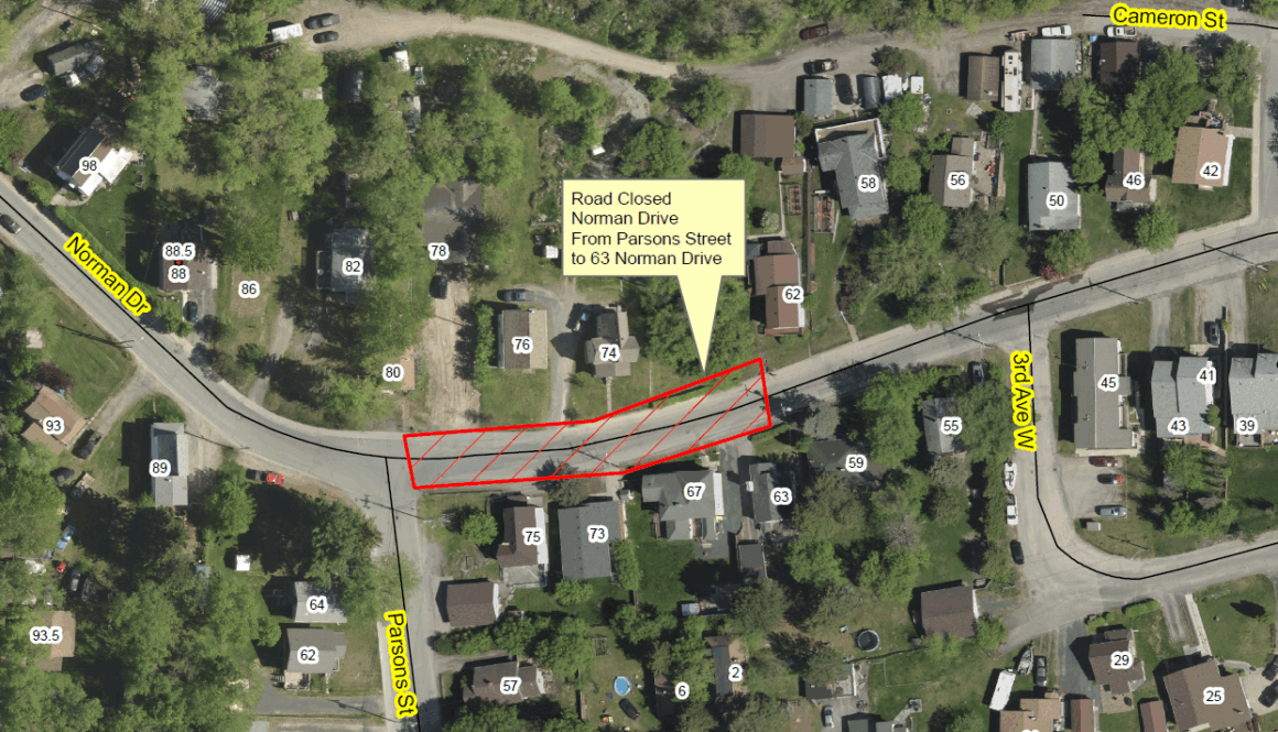 norman drive closure