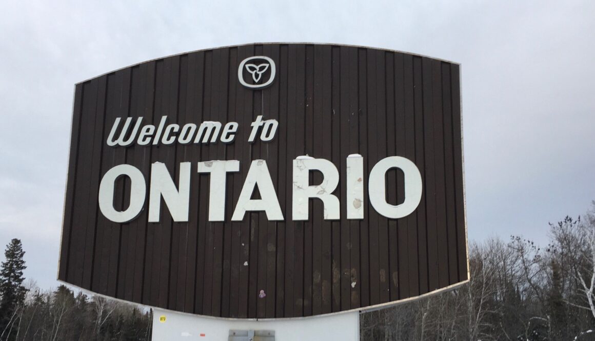 ontario sign
