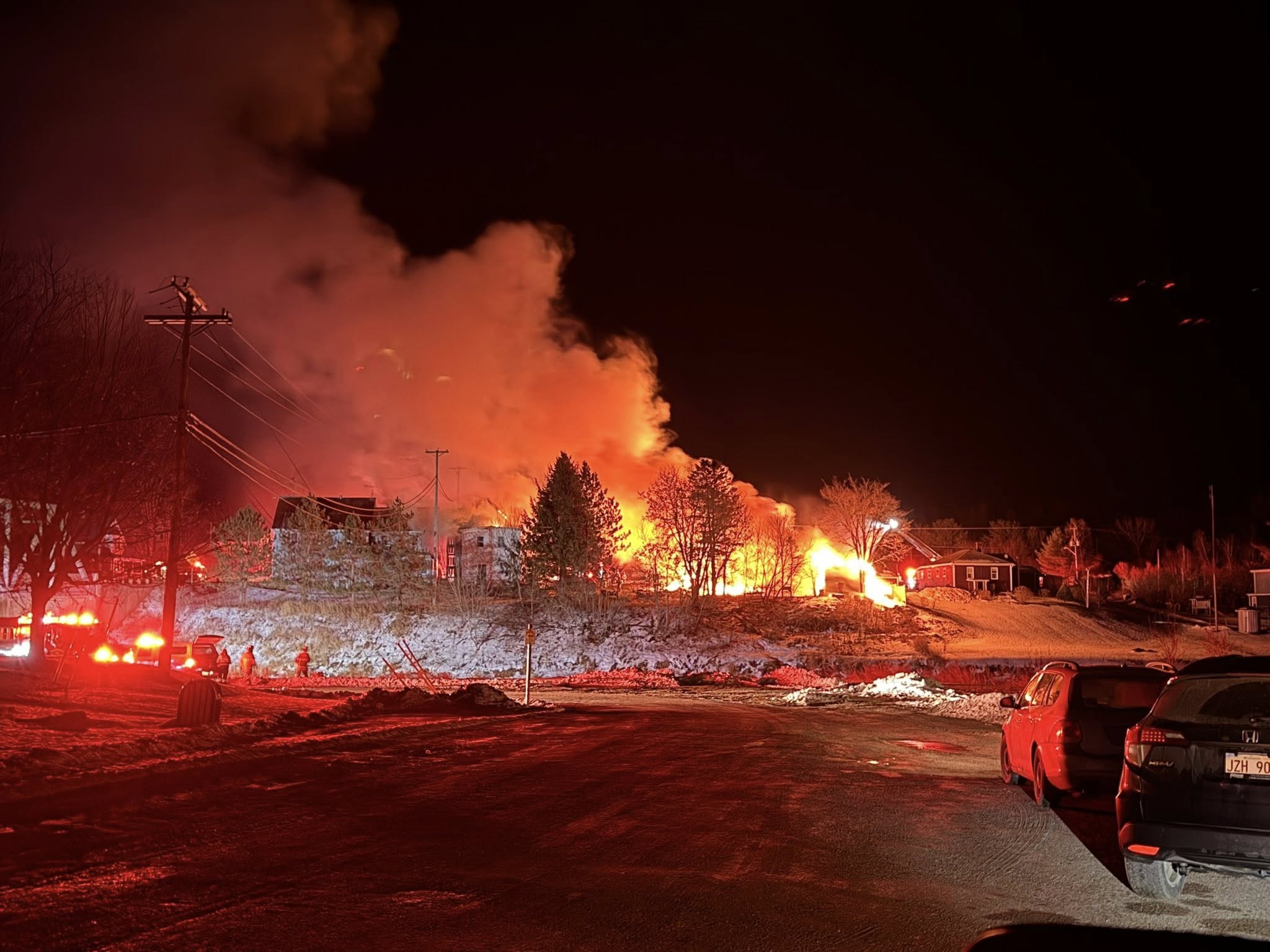 Fire in Norton (December 2025) (Image: Courtesy of Mike and Ginny Sherwood)