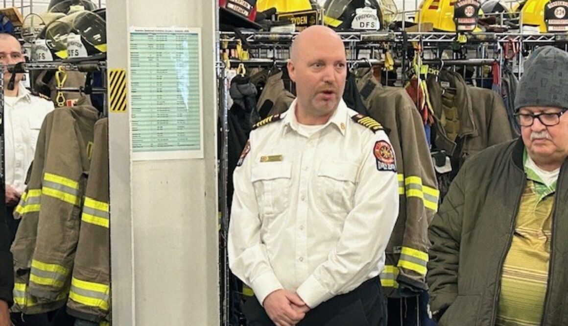 Dryden Fire Chief Chris Wood