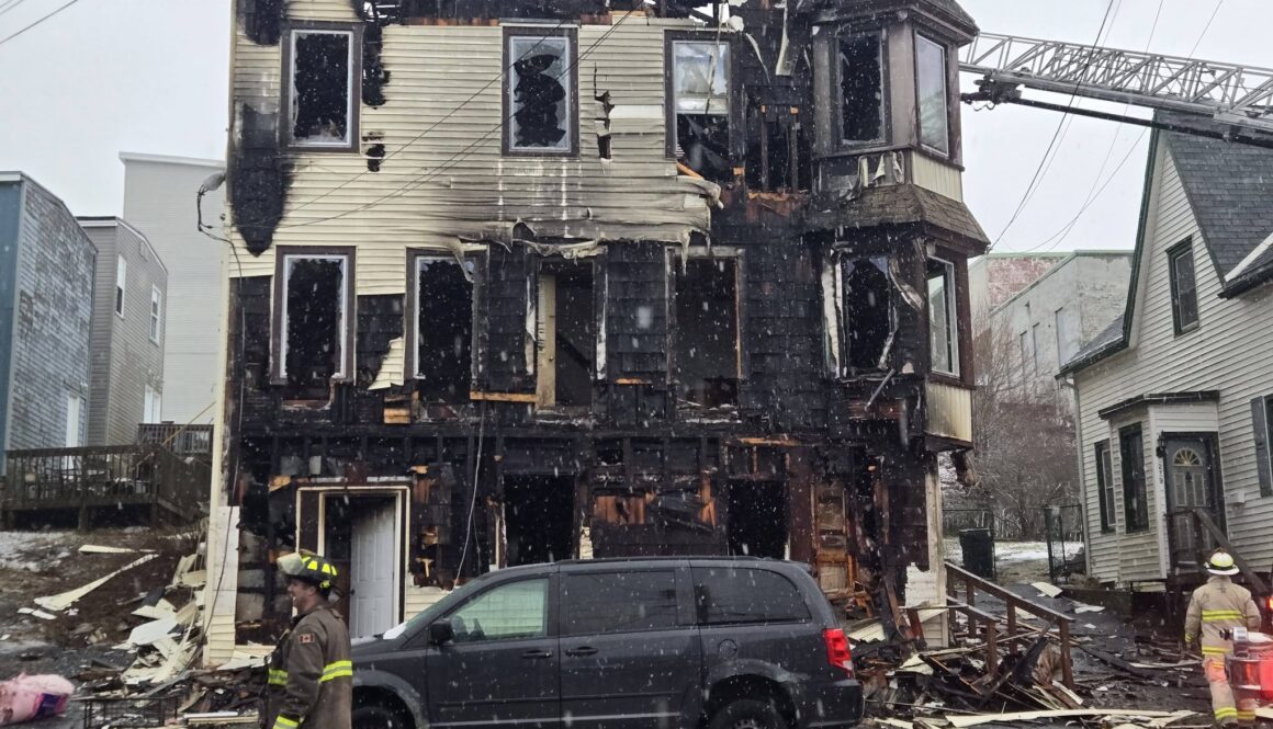 Guilford Street fire Saint John (January 2026) (Image: Brad Humphrey)