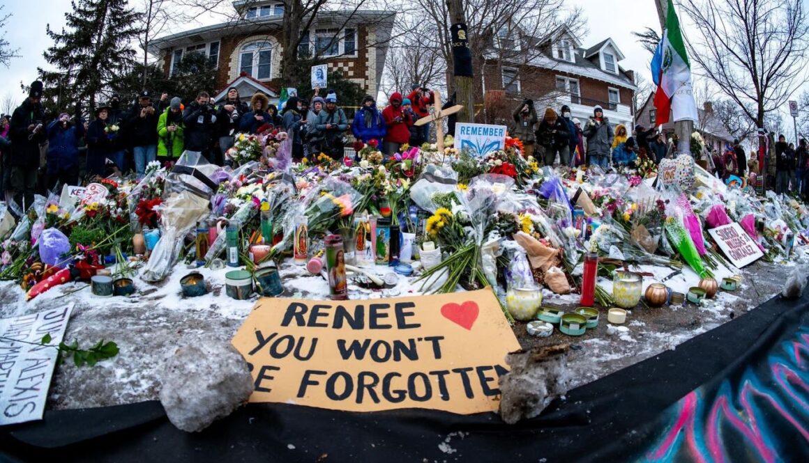 Renee Good memorial in Minnesota Jan 19 2026