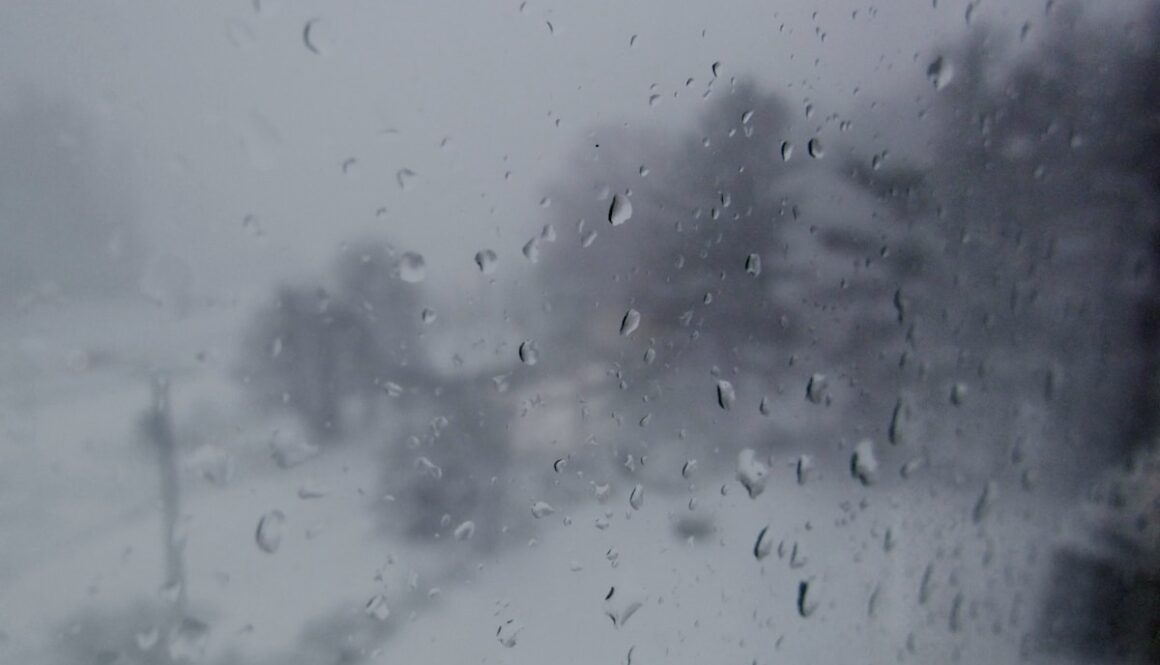 raindrops on a window