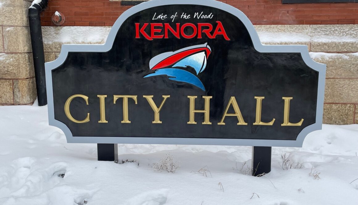 new city hall sign