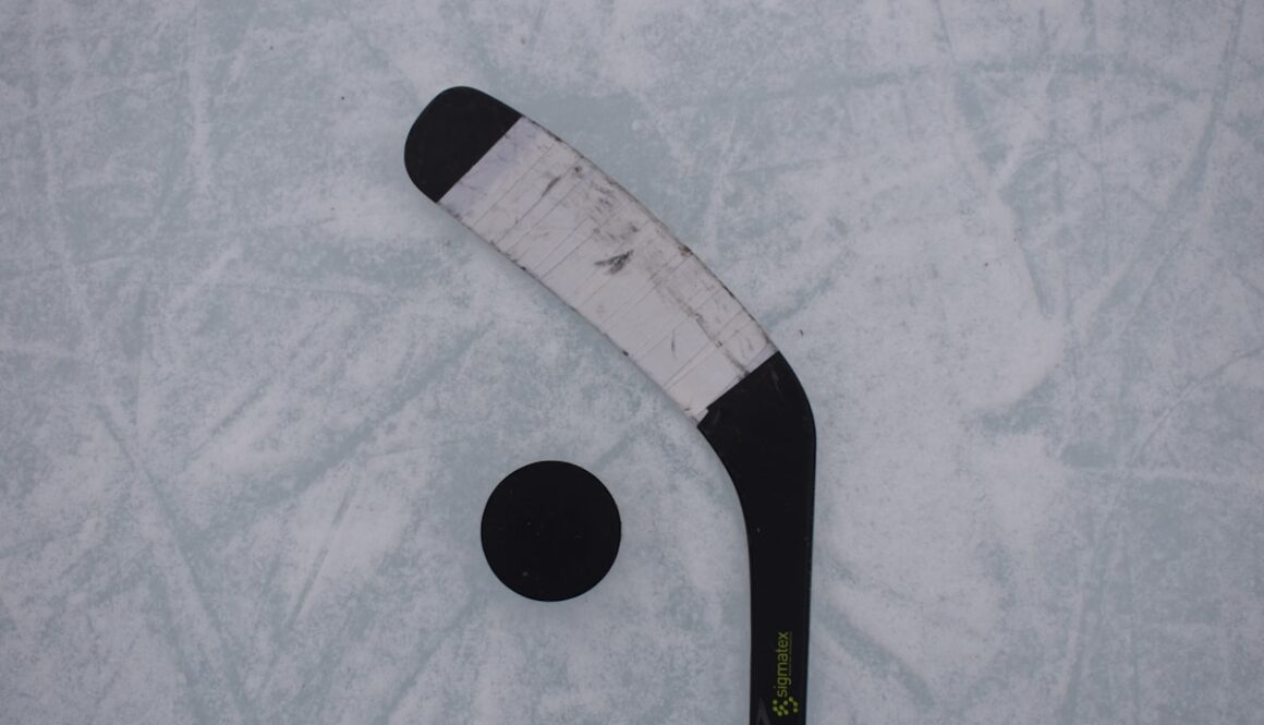 black and white sock on white textile