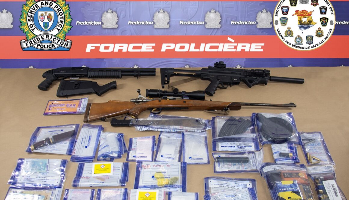 Fredericton Police Force drug and weapons seizure