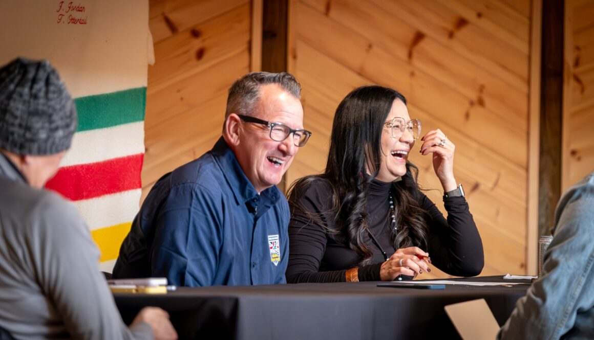 Greg Rickford at Lac La Croix