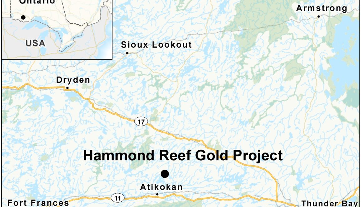 Hammond Reef Gold Project - Map(1)