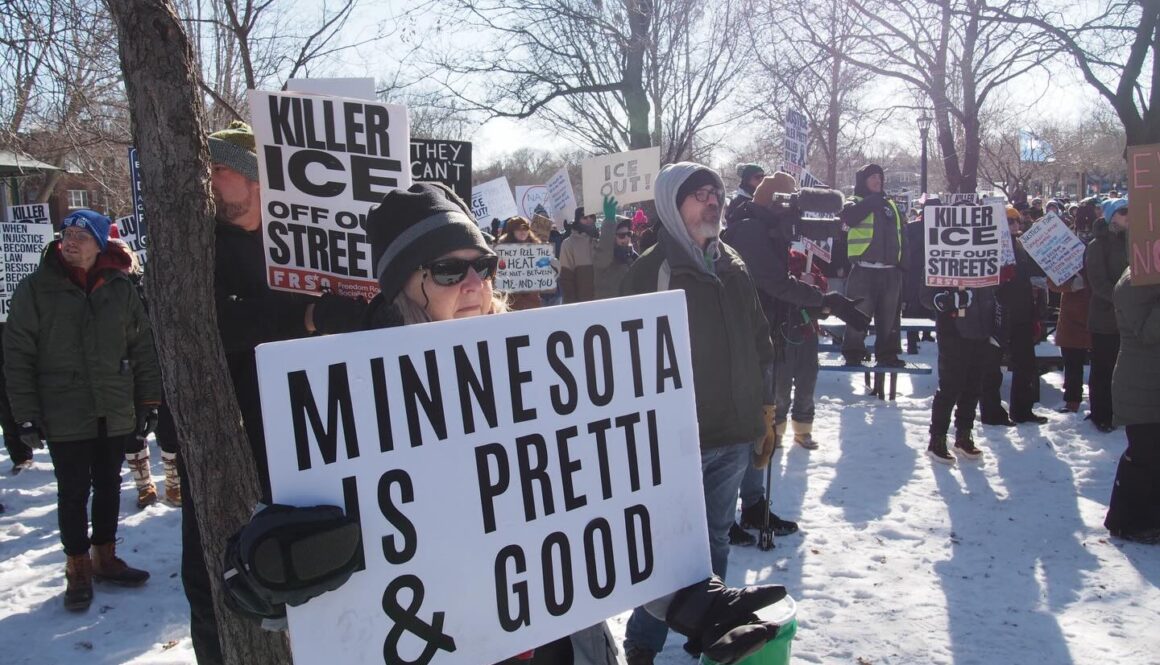 ICE protest image Feb 4 2026 Photo courtesy MIRAC MNC