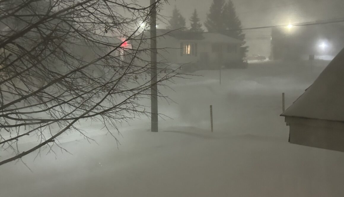 Winter storm Moncton