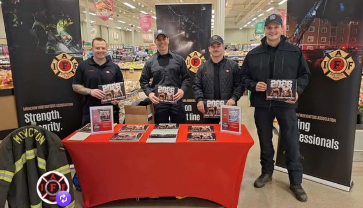 Moncton firefighters calendar 2026