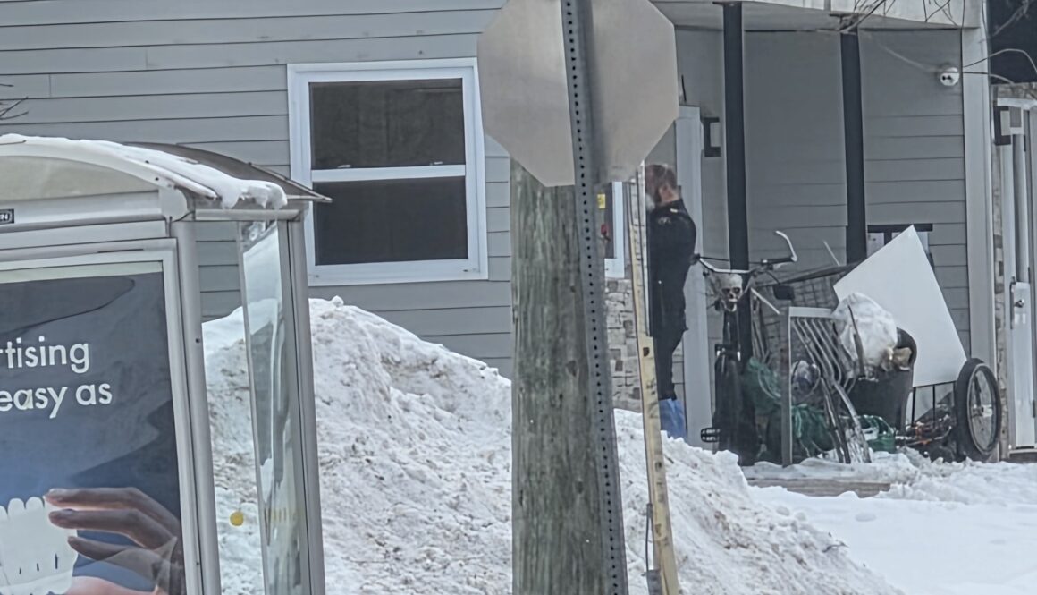 Norwood Avenue RCMP investigation (February 2026) (Image: Wade Perry)