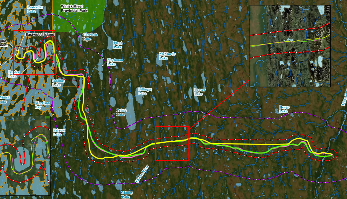 Webequie Supply Road map
