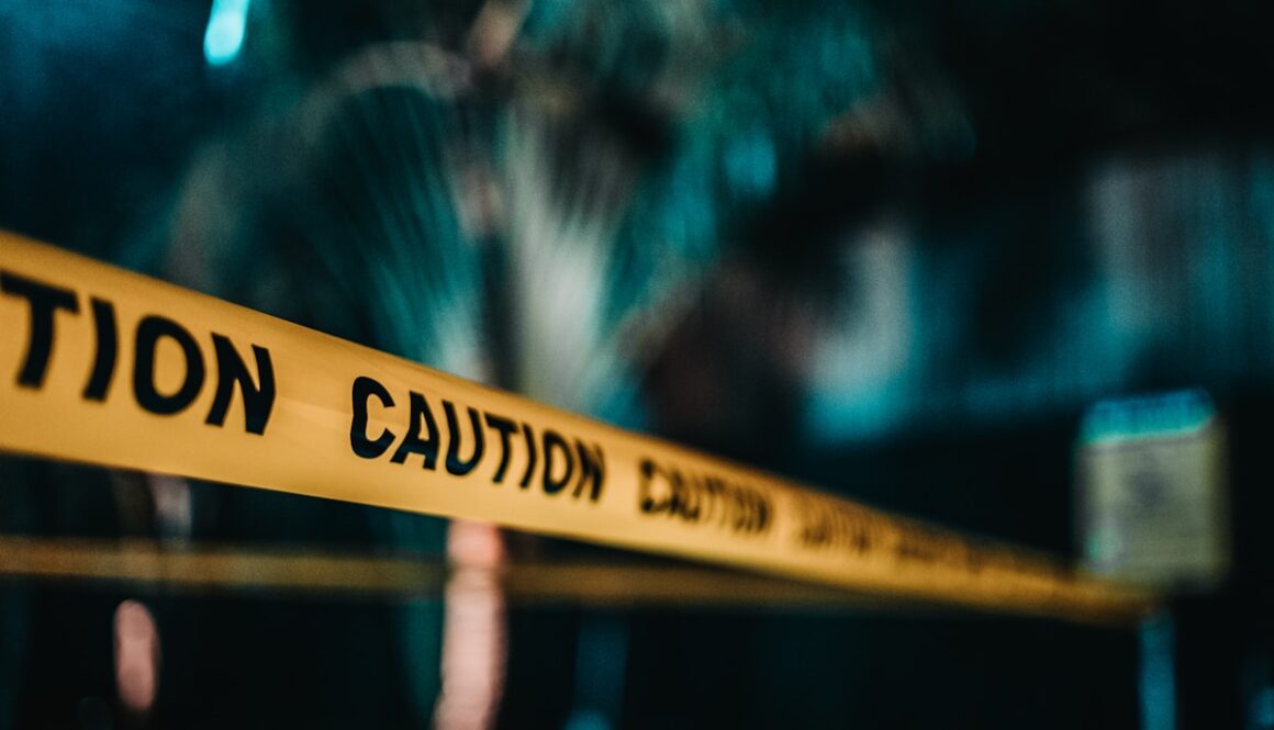 yellow police tape