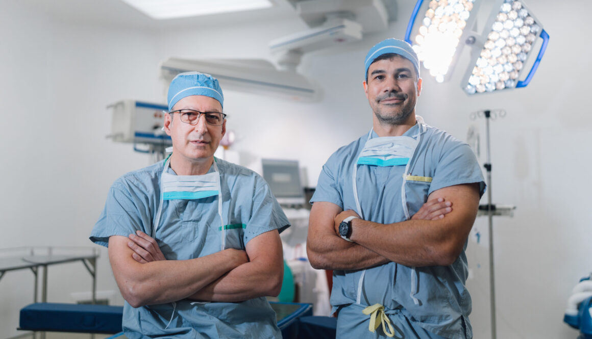 Dr. Christos Lioupis and Dr. Andre Poirier