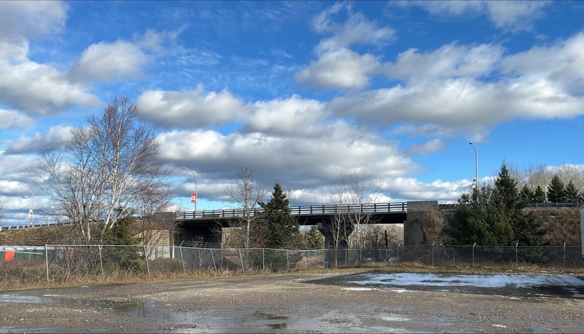 Dryden overpass Oct 2025