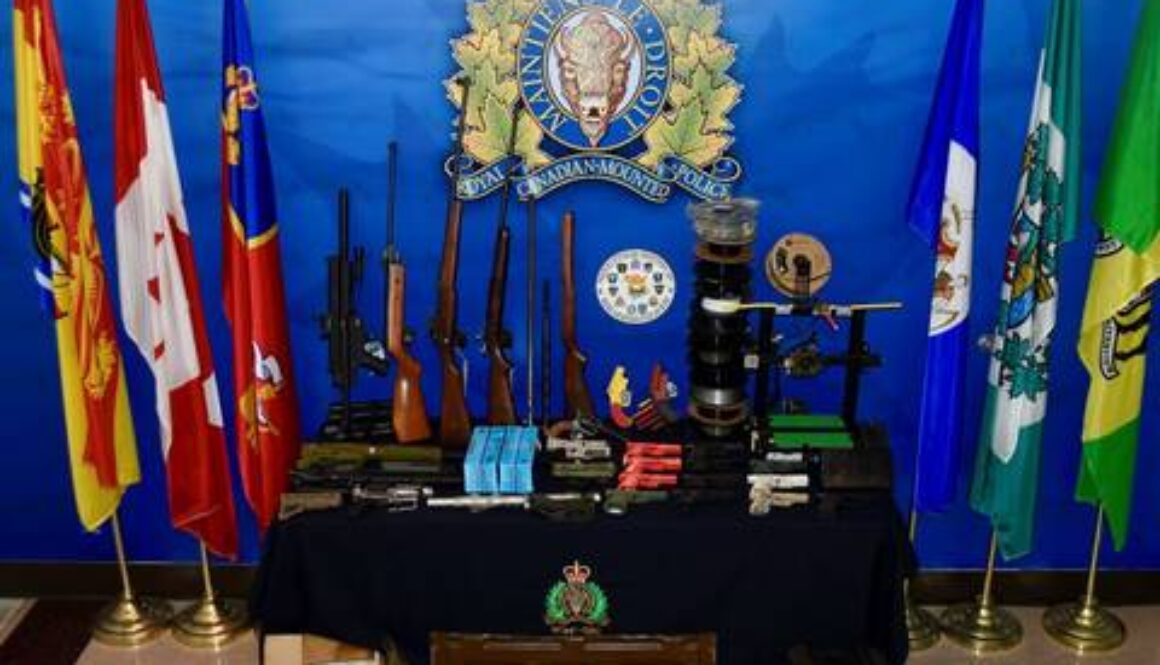 Firearms seizure (March 2026) (Image: RCMP)