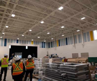 Construction work at Rainy River k-12 school school board photo fb dec 2025