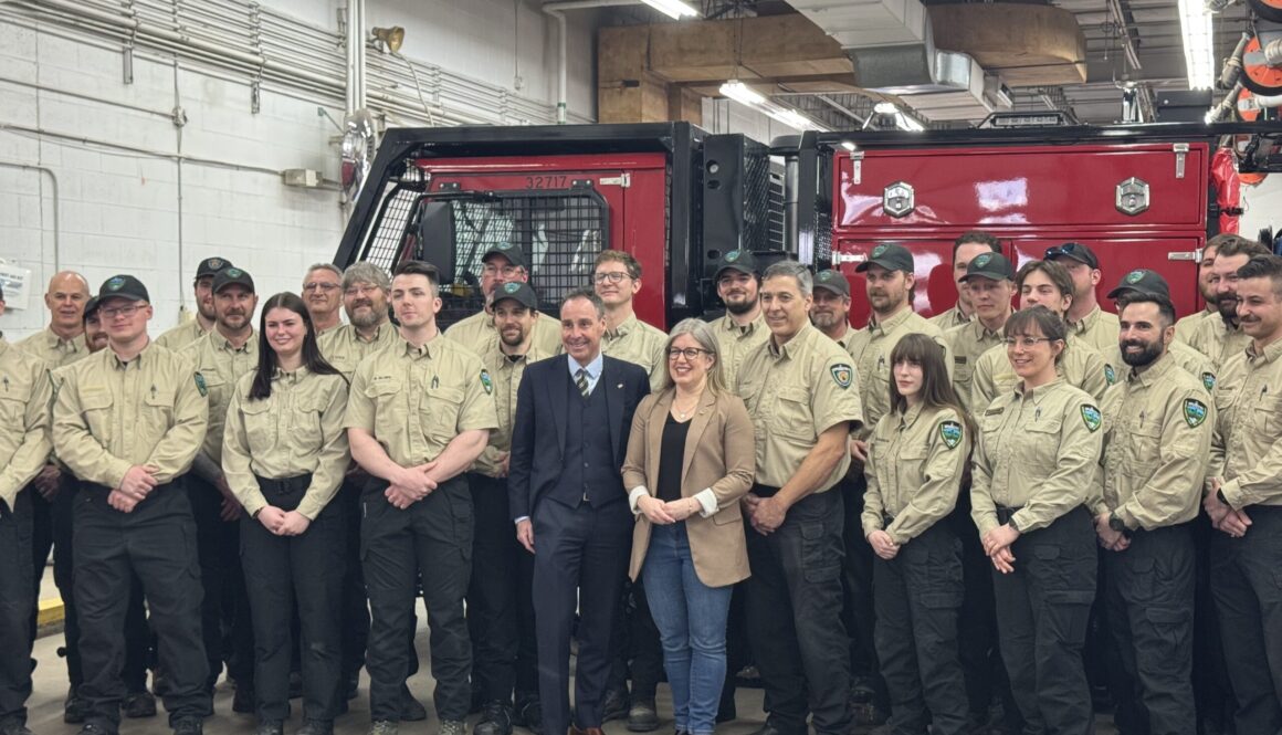 Holt and Herron at Hugh John Flemming Forestry Centre