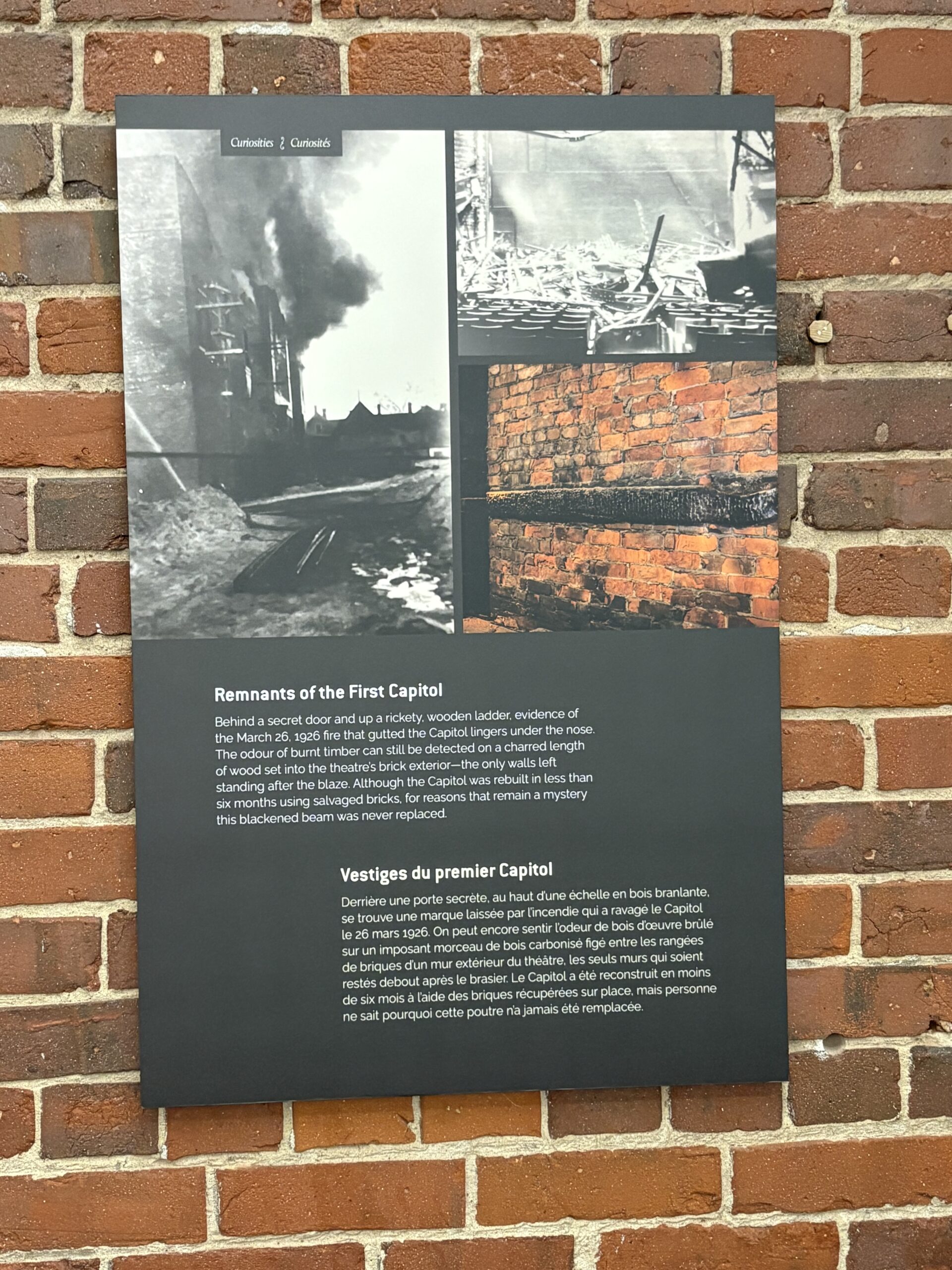 Moncton fire Capitol Theatre dedication (March 2026) IMAGE: ACADIA BROADCASTING