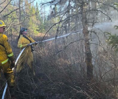 Musquash FD forest fire