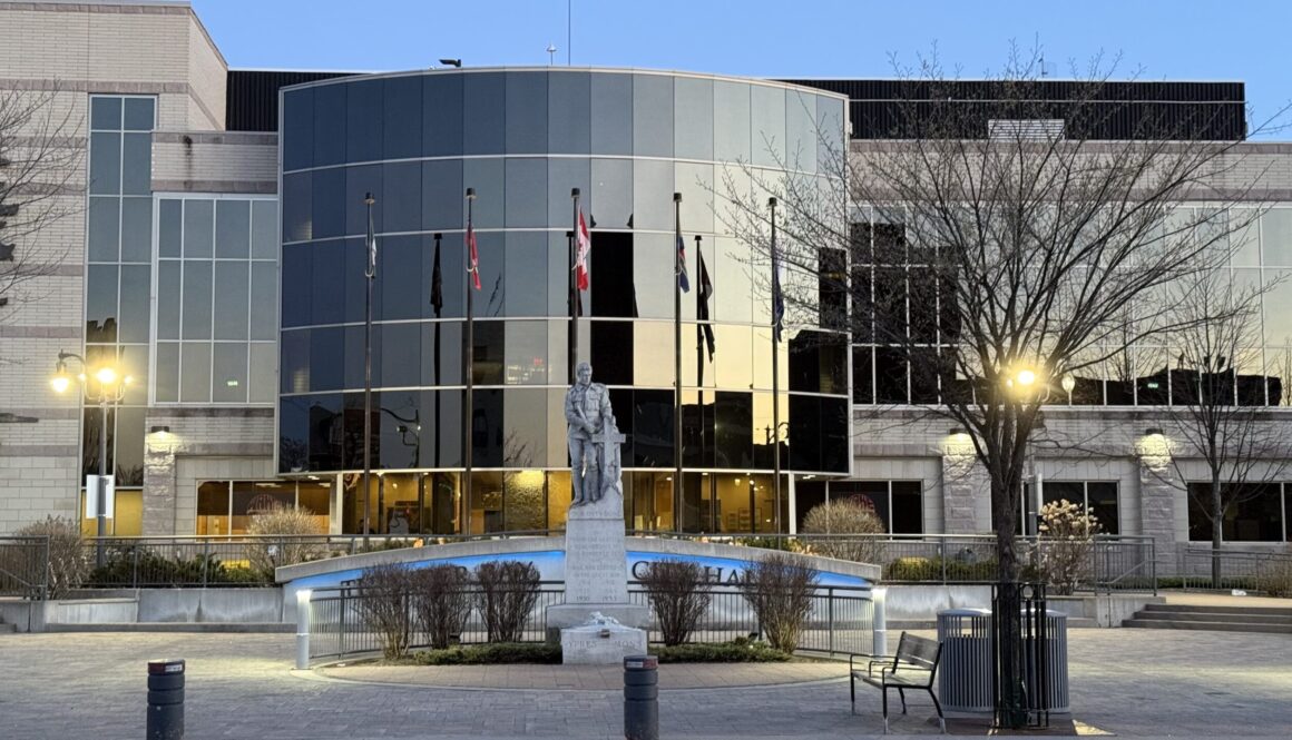 City Hall illuminated