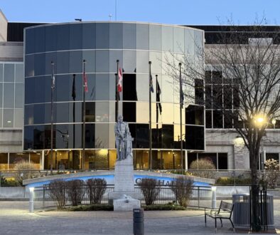 City Hall illuminated