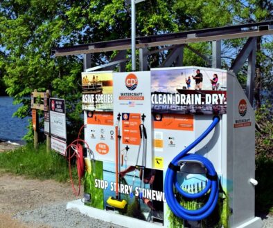 Invasive Species cleaning station - MNC